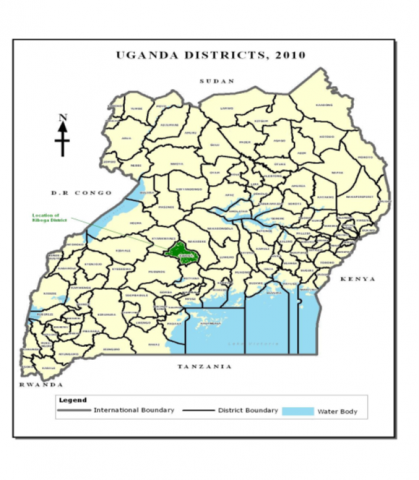 Location & Size Kiboga District